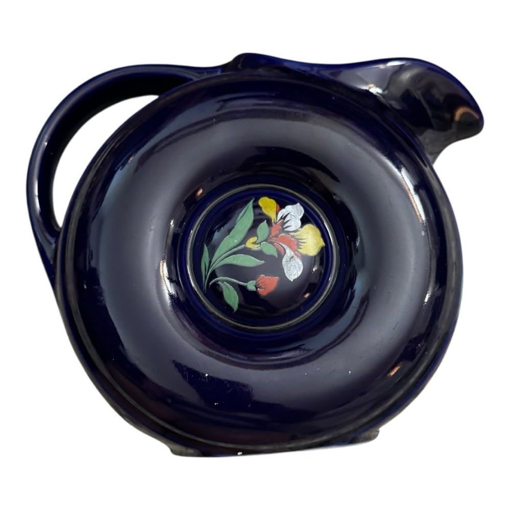 Vintage Hall China “Blue Blossom” Donut Jug - Picture 4 of 7